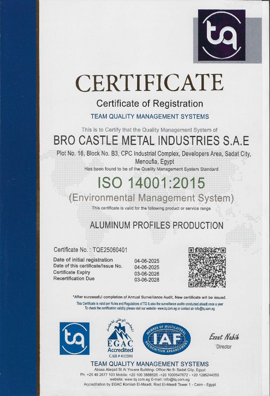 Bro Castle Metal Industries S.A.E